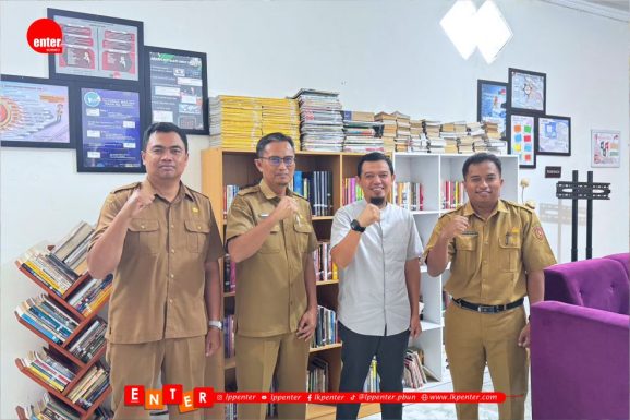 Kunjungan Dinas Perpustakaan Dan Kearsipan Kobar Lpp Enter Borneo